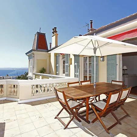 Apartment Palmeraie - Magnifique D'epoque Avec Vue 4 Personnes Avec Terrasse Le Port Nice