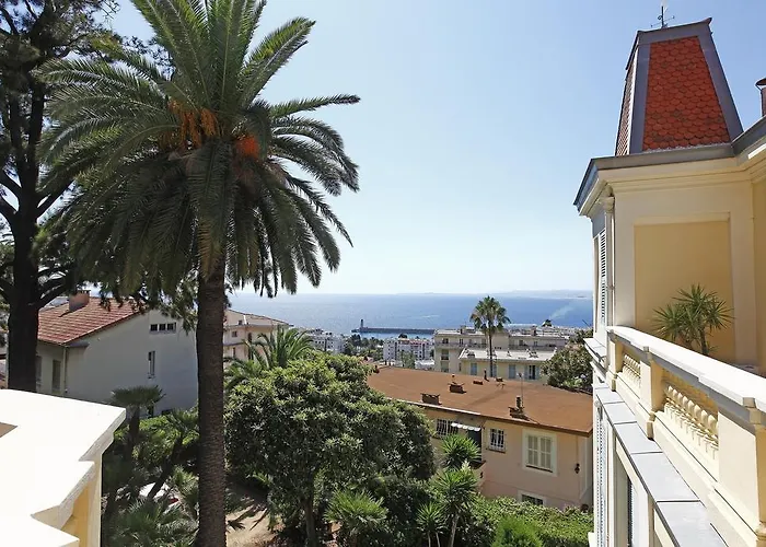דירה Palmeraie - Magnifique D'epoque Avec Vue 4 Personnes Avec Terrasse Le Port ניס